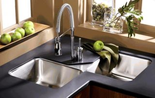 Corner sink for the kitchen: the best option for a small room