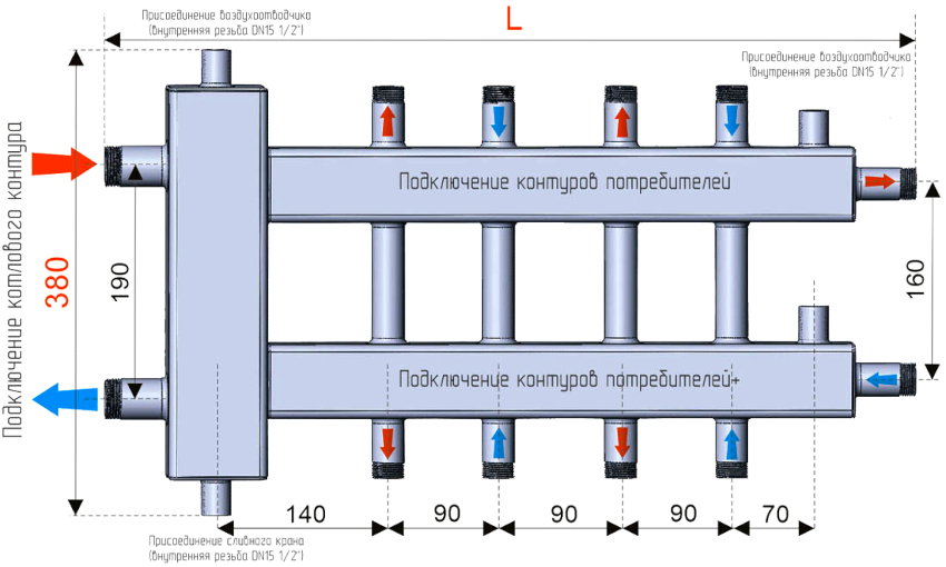 Hidraulične streličaste jedinice namijenjene su samo složenim sustavima grijanja u velikim objektima