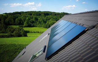 Solar collectors for home heating as an alternative source of energy