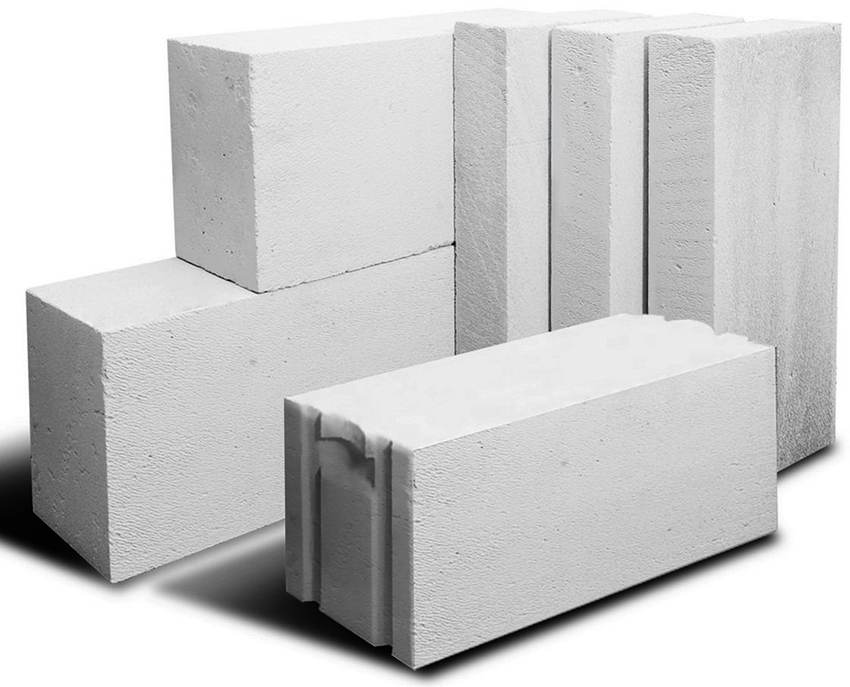Foam blocks with a size of 200x300x600 mm are suitable for the construction of walls