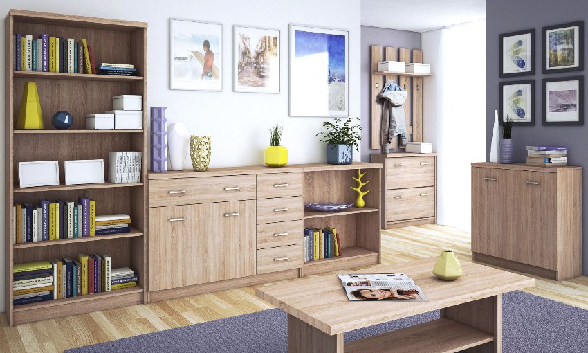 Modularni namještaj za dnevnu sobu široko je popularan zbog svoje praktičnosti, funkcionalnosti i jednostavnosti upotrebe