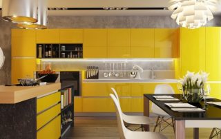 Yellow kitchens: the perfect combination in a sunny interior