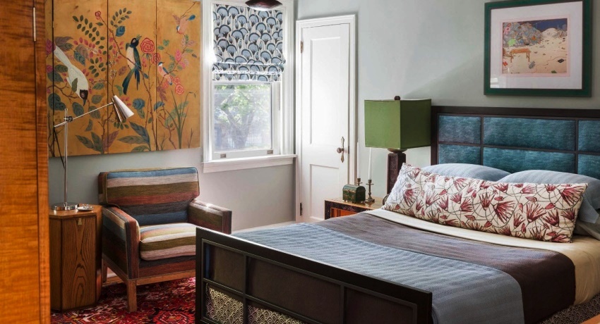 Design ložnice 12 čtverečních m: jak udělat malou místnost útulnou a pohodlnou