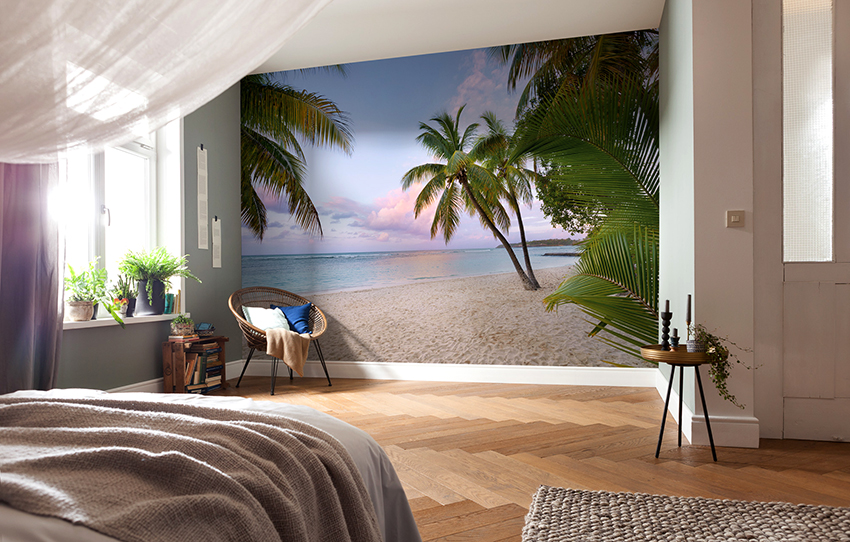 Nature wall murals look good with different styles