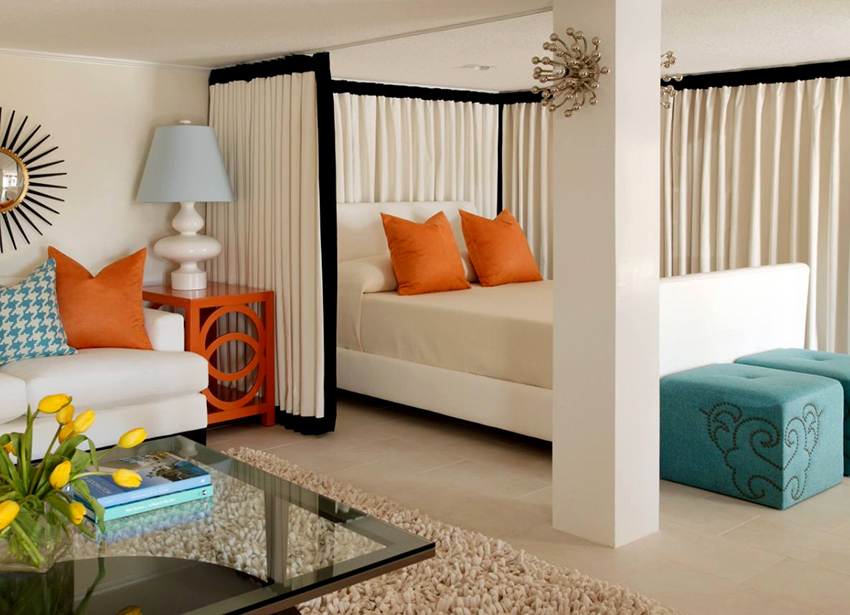 Místnost 16 m² vám umožní vybavit pohodlný a útulný obývací pokoj s ložnicí