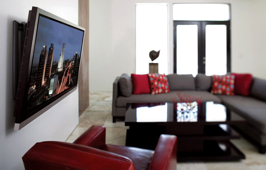 By properly hanging the TV on the wall, you can create optimal conditions for watching your favorite films and programs.