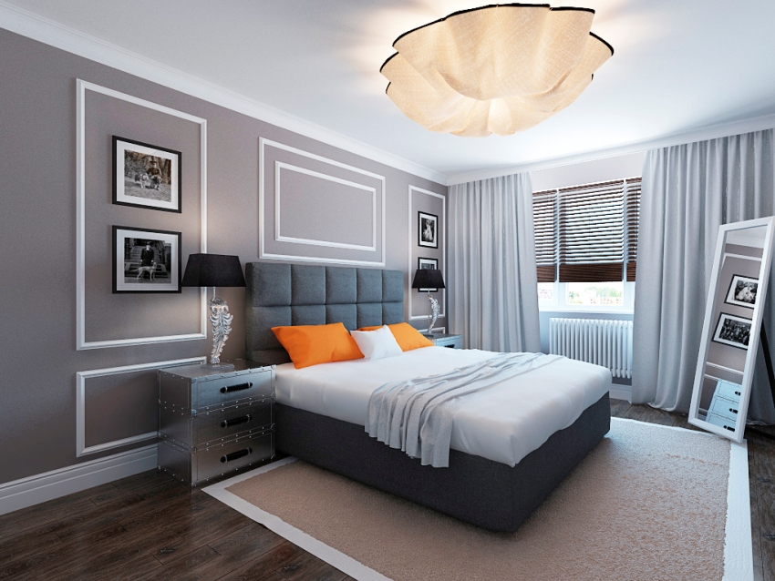 O noptieră cu un element de iluminare suplimentar este instalată în aproape fiecare dormitor