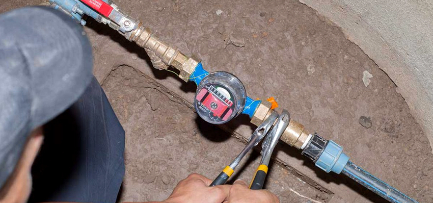 A very important point in installing a water meter is to determine the direction of water movement