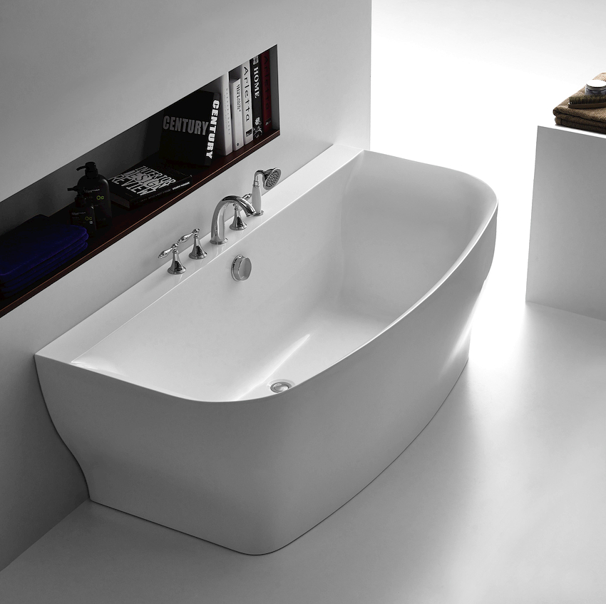 The materials used for the production of bathtubs, as a rule, have a high density, so the structures themselves are quite weighty