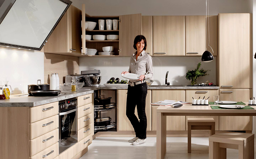 Conventionally, the kitchen is divided into the following zones: low, medium and high