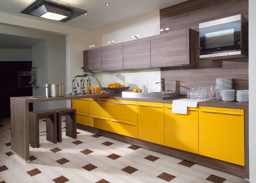 In the kitchen, MDF wall panels are most often used for finishing an apron, but often for partial or full wall cladding