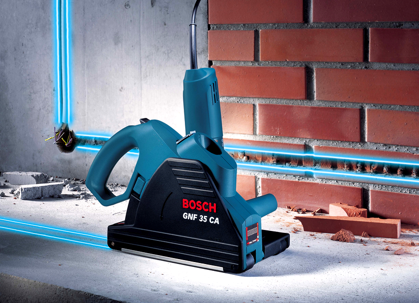 The third place in the rating of wall chasers was taken by the Bosch GNF 20 CA tool