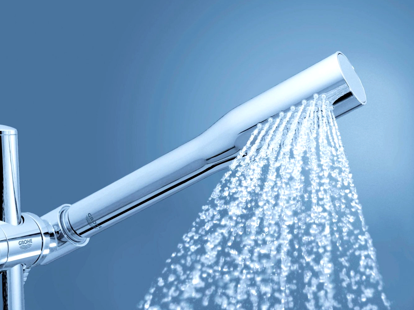 A shower head for a bathroom with a hose from the Grohe company will cost between 9-15 thousand rubles