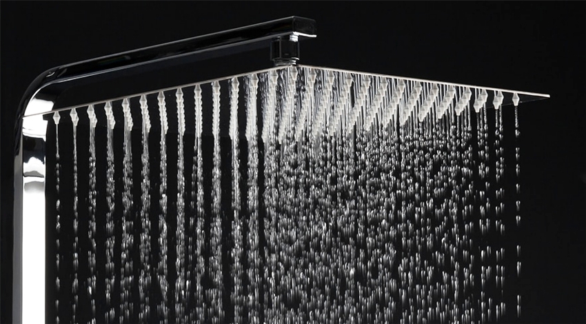Most Frap shower racks are made of chrome-plated brass