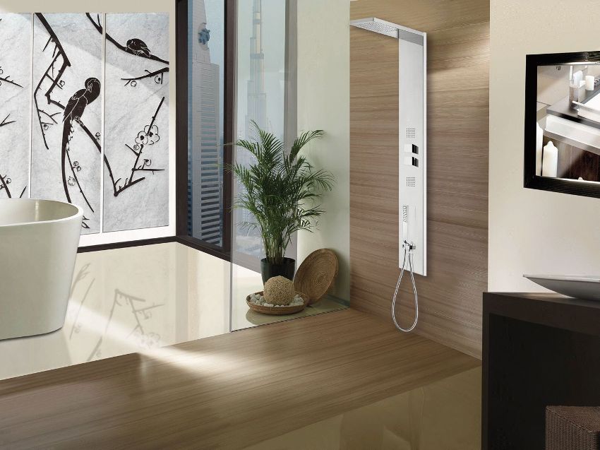 The main advantage is the simplicity and ease of use of the shower set