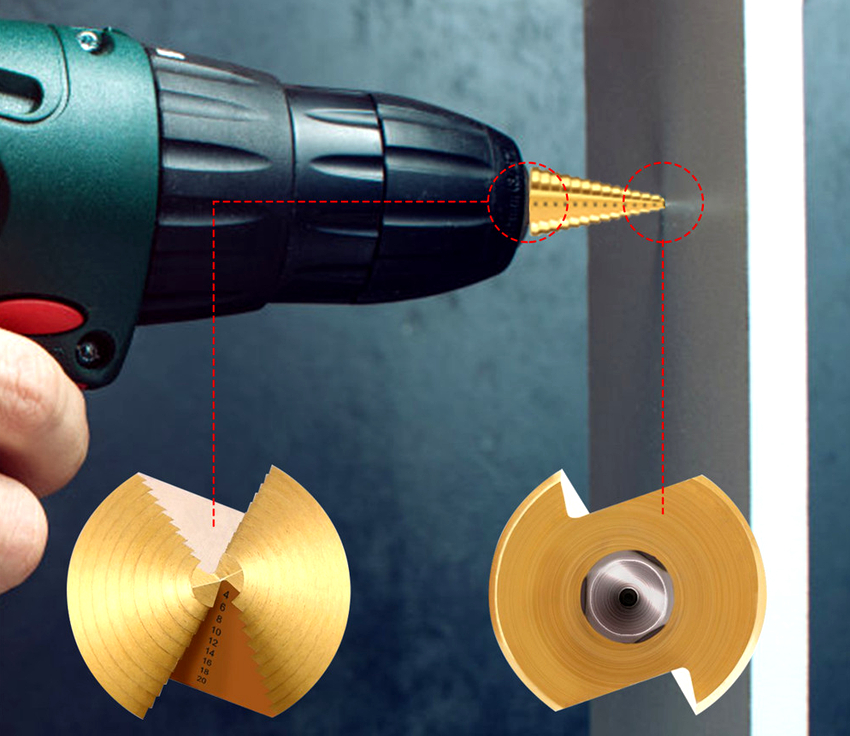 Having fixed the drill, you need to choose the correct direction of movement of the tool holder