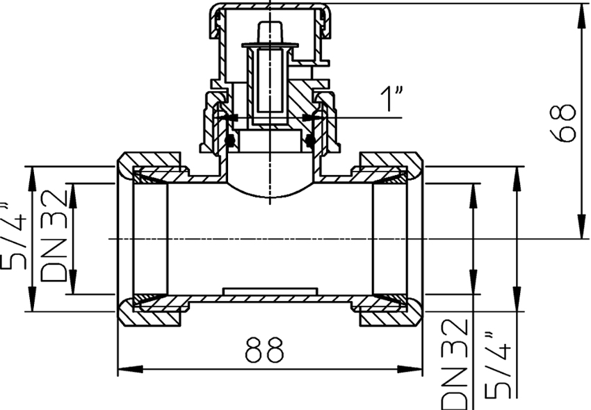 Diagram of an air check valve for sewage