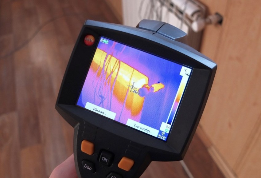 The thermal imager is determined by the scope of the device