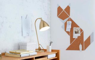 Wall-mounted corkboard: versatile organizer for the whole family