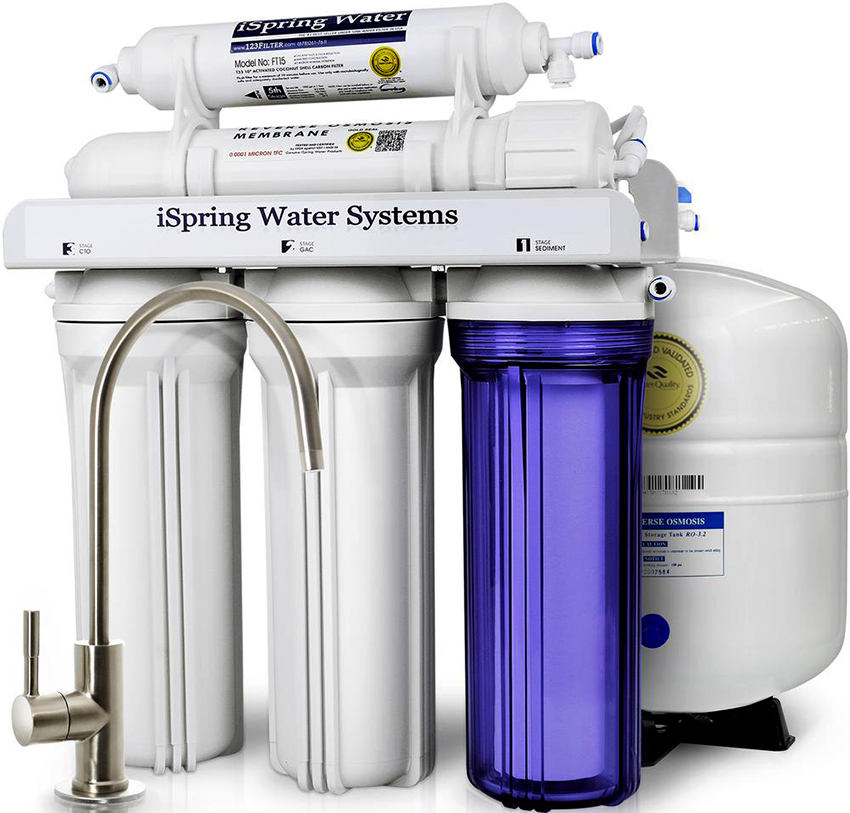 Ugrađeni filtri omogućuju vam čistu i sigurnu vodu
