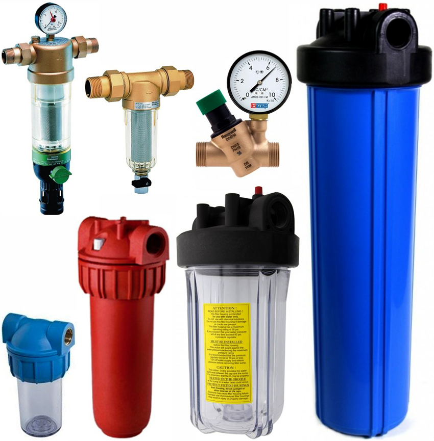 Glavni filtri mogu biti za grubo i fino pročišćavanje vode