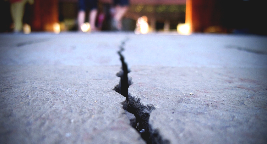 Even with such a strong and durable coating as concrete, cracks and chips appear over time.