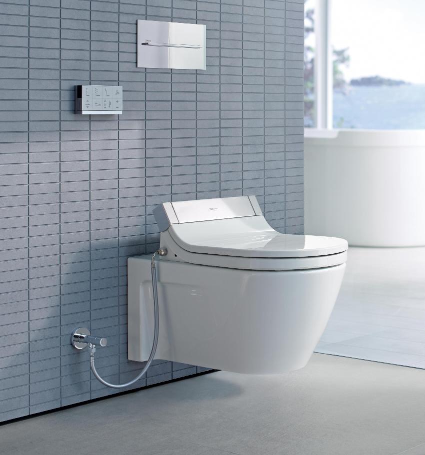 The wall-mounted bidet module is a modern, practical and convenient multifunctional unit