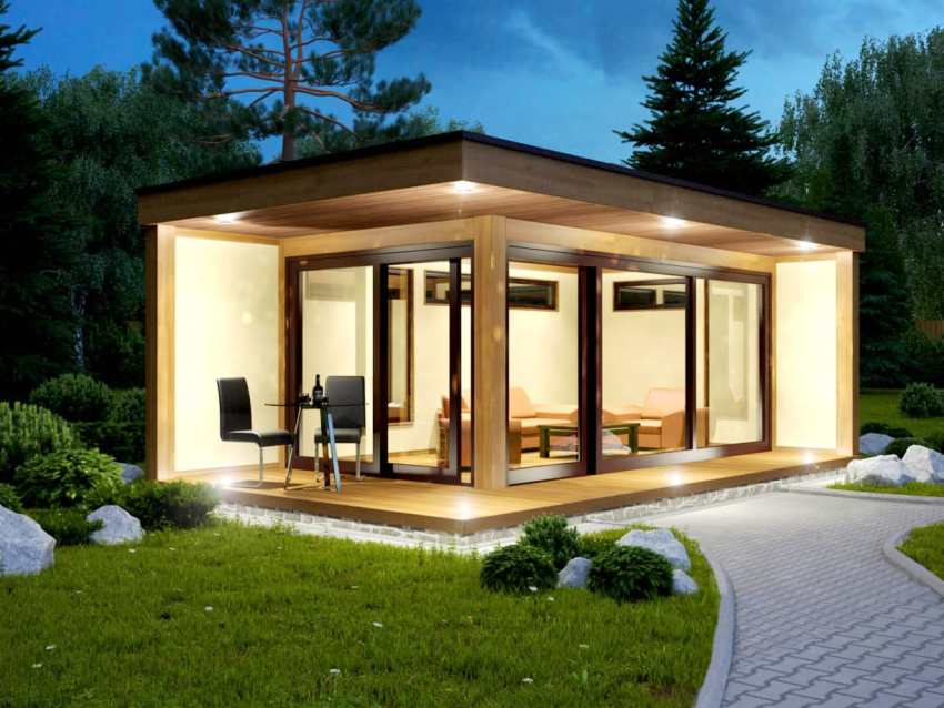 Pergolas made of timber look modern and solid, while retaining all the advantages of natural wood