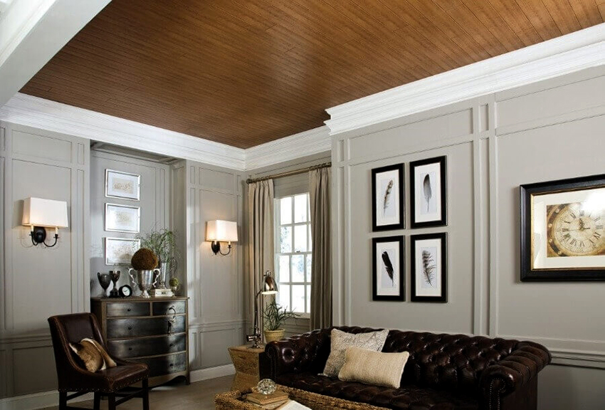 Fabric ceilings are made of polyester polyurethane, due to which the fabrics are characterized by high strength