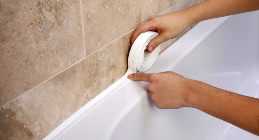Obrubníková páska do koupelny: jednoduchý, ale spolehlivý způsob utěsnění spár