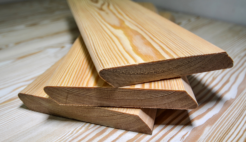 Pine planken is characterized by high heat and moisture resistant qualities