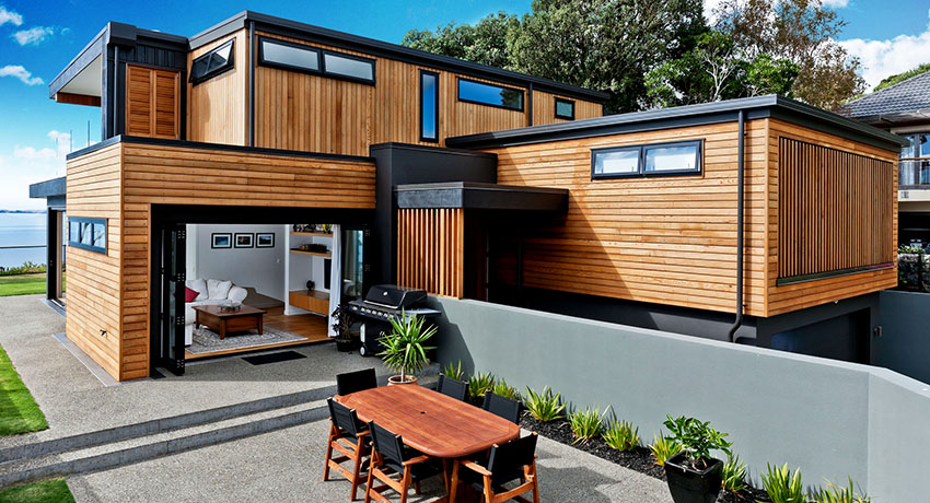 Facade planken: modern material for cladding houses