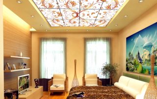 Stretch ceiling with illumination: varieties of structures and lamps