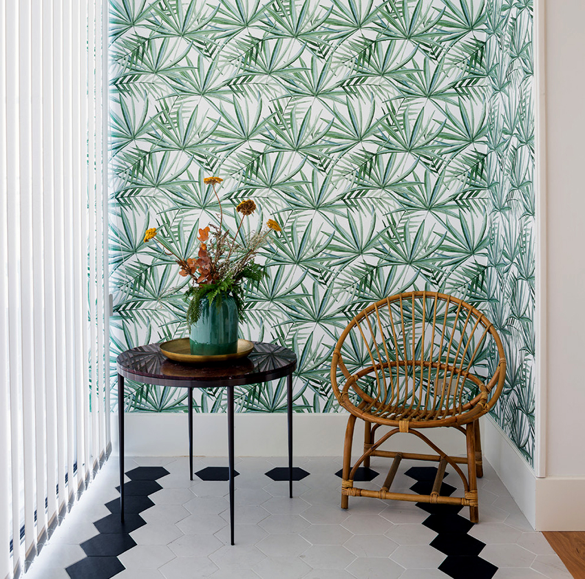 Wallpaper has an attractive appearance, hides minor surface defects, and is also safe