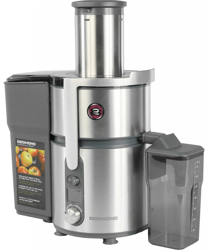 Juicer Redmond RJ-M908 processes all types of products