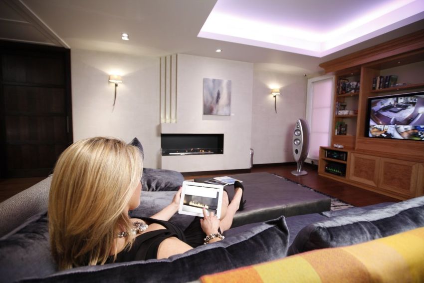 A certain comfort for living is created by setting up the entertainment system in the house