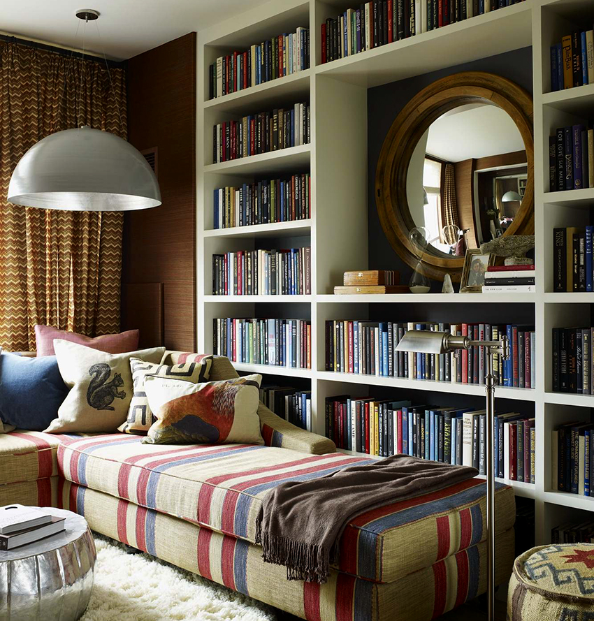 Shelves can only store books or place decorative details on them