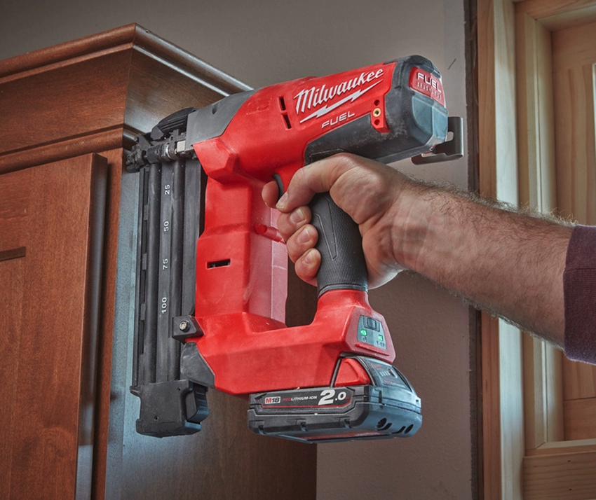 The power of the nailer is selected taking into account where and how the tool will be used