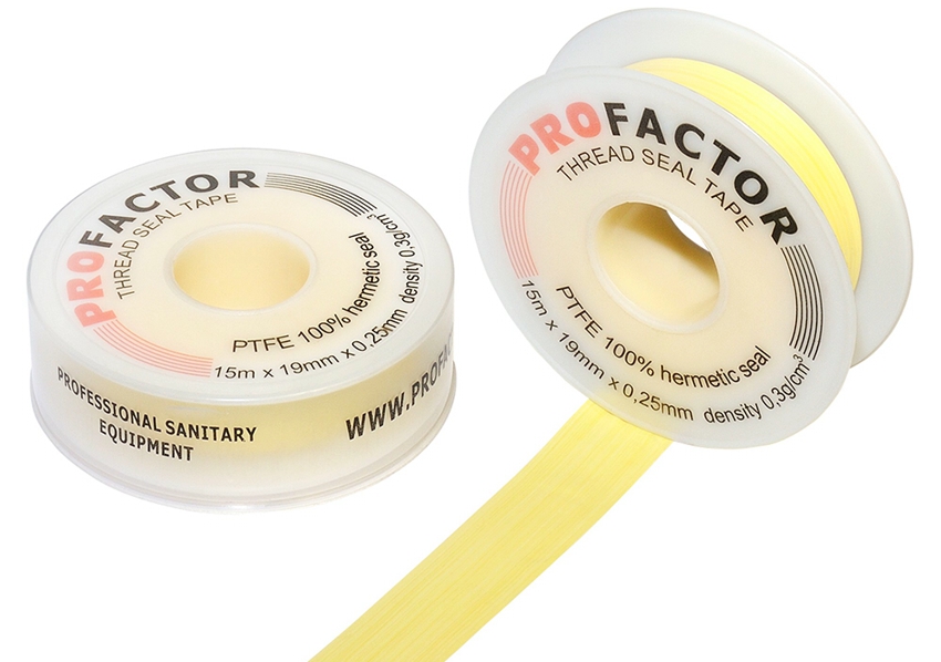 Gas tape is available in yellow