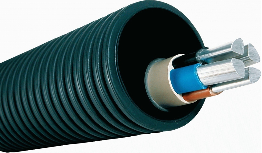 HDPE trubka funguje jako ochranný plášť kabelu