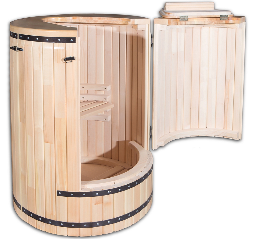 Reka bentuk tong sauna