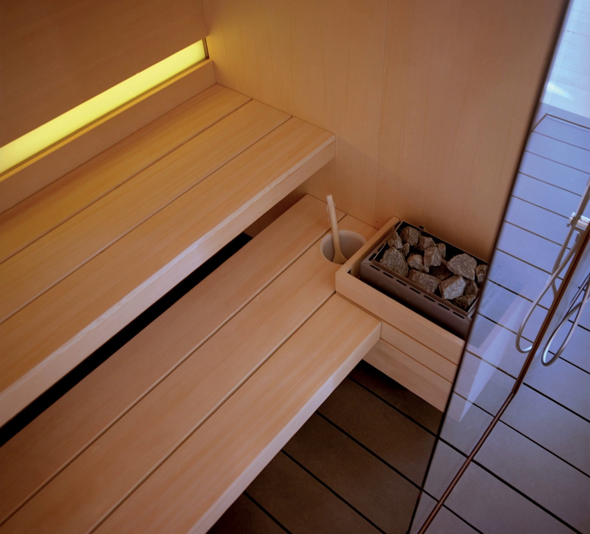 Sauna i en lejlighed har flere fordele end ulemper