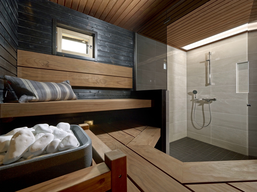 To equip a sauna in an apartment, you will need to redevelop the bathroom