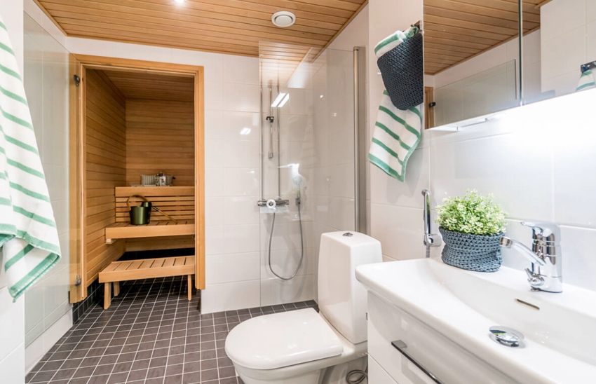 ห้องซาวน่าขนาดเล็กสามารถใช้แทนอ่างอาบน้ำได้